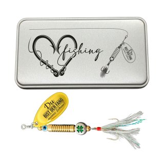 Anglergeschenk mit Gravur "Du bist der Fang meines Lebens"