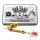 Anglergeschenk Set „Du bist der Fang meines Lebens“ Angelköder Geschenkbox mit Gravur – Glücksfish Geschenk für Angler