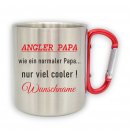 Angler Tasse mit Spruch "Angler Papa" Geschenk...