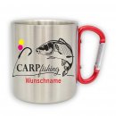 Angler Tasse Karpfen "Carpfishing" Geschenk...