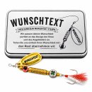 Anglergeschenk Set mit Metallbox & Wunschgravur |...