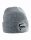 Gluecksfish Winter Beanie – Warme Beechfield Mütze mit Logo Unisex 4 Farben grau