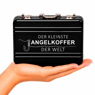 Der kleinste Angelkoffer der Welt - Geschenk für Angler